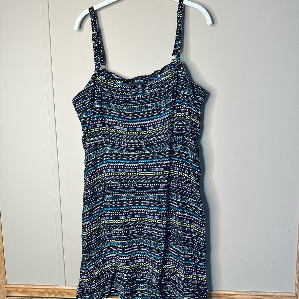 Torrid Multicolor Striped Camisole Top